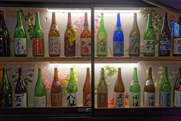 Sake bottles